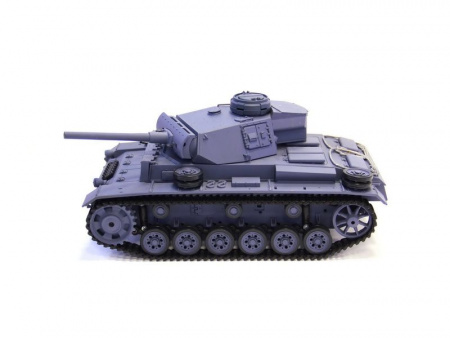 Фото Р/У танк Heng Long 1/16 Panzerkampfwagen III (Германия) 2.4G RTR темно-серый | Инномарт