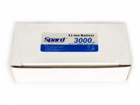Фото Аккумулятор Li-Ion Spard 3000mAh, 7,4V, 10C, T‐plug для Remo Hobby 1/16, Himoto 1/18 | Инномарт