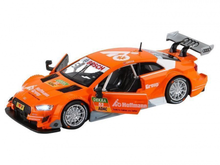 Фото Машина "АВТОПАНОРАМА" Audi RS 5 DTM,оранжевый, 1/32, свет, звук, инерция, в/к 17,5*13,5*9 см | Инномарт