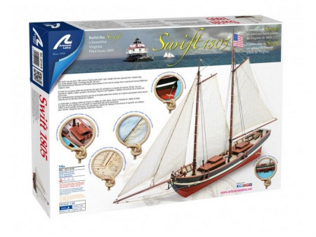 Фото Сборная деревянная модель корабля Artesania Latina NEW SWIFT, 1/50 | Инномарт