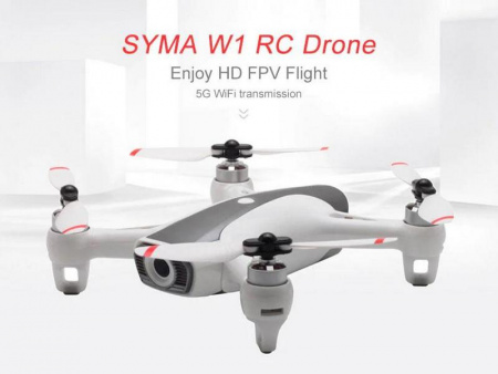 Фото Р/У квадрокоптер Syma W1 brushless с FPV трансляцией Wi-Fi, барометр, GPS, 6-AXIS, 2.4G RTF | Инномарт