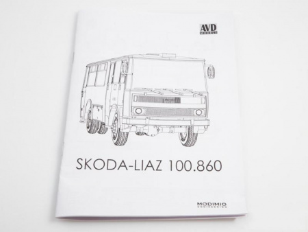 Фото Сборная модель AVD Автобус Skoda-Liaz 100.860, 1/43 | Инномарт