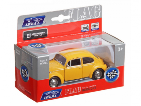 Фото Машина Ideal 1:30-39 Volkswagen Beetle (блест. метал. фиолет.) | Инномарт
