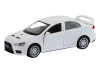 Фото Машина "АВТОПАНОРАМА" Mitsubishi Lancer Evolution, белый, 1/41, откр. двери, в/к 17,5*12,5*6,5 см | Инномарт