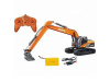 Фото Радиоуправляемый экскаватор HUI NA TOYS, длиннорукий, красный 2.4G 15CH 1/14 RTR | Инномарт