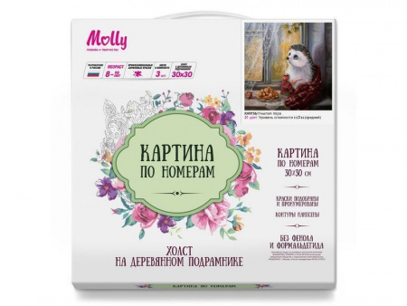 Фото Картина по номерам 30х30 Унылая пора (21 цвет) | Инномарт