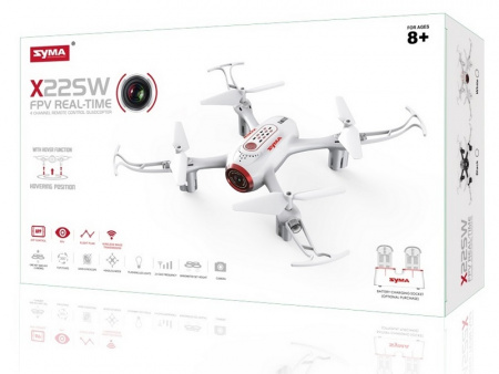 Фото Р/У квадрокоптер Syma X22SW с FPV трансляцией Wi-Fi, 2.4G 6-AXIS RTF | Инномарт