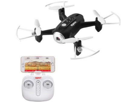 Фото Р/У квадрокоптер Syma X22W с FPV трансляцией Wi-Fi, камера 0,3 Мп, 2.4G RTF | Инномарт