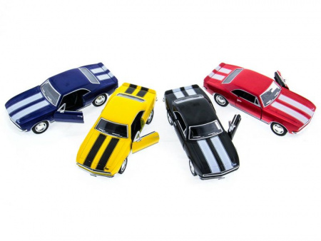 Фото Машина Kinsmart Chevrolet Camaro Z/28 1:40 в асс. инерция (1/12шт.) б/к | Инномарт