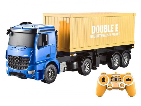 Фото Радиоуправляемый контейнеровоз Double Eagle Mercedes-Benz Arocs 1:20 2.4G | Инномарт