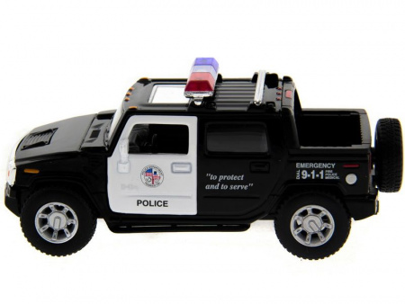 Фото Машина Kinsmart 1:40 Hummer H2 Police инерция (1/12шт.) б/к | Инномарт