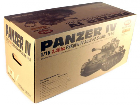 Фото Р/У танк Taigen 1/16 Panzerkampfwagen IV Ausf.F2.Sd.Kfz (Германия) 2.4G RTR | Инномарт