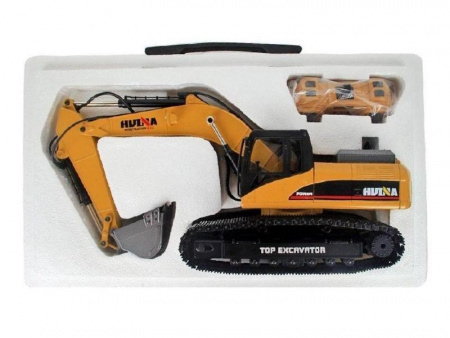 Фото Радиоуправляемый экскаватор HUI NA TOYS 2.4G 23CH 1/14 RTR + Li-Po и З/У | Инномарт