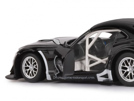 Фото Машина "АВТОПАНОРАМА" BMW Z4 GT3, черный, 1/24, свет, звук, в/к 24,5*12,5*10,5 см | Инномарт