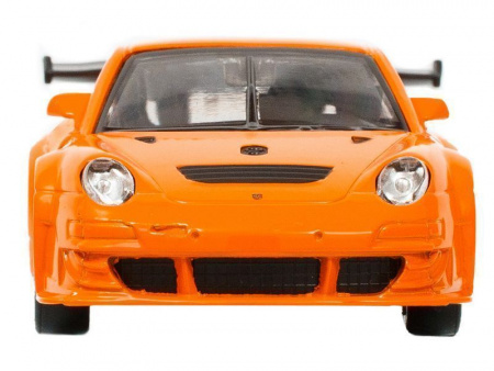 Фото Машина "АВТОПАНОРАМА" Porsche 911 GT3 RSR, оранжевый, 1/39, инерция, в/к 17,5*12,5*6,5 см | Инномарт