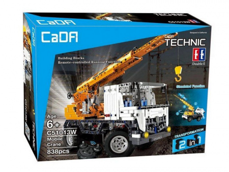 Фото Р/У конструктор CaDA Technic автокран (839 деталей) | Инномарт