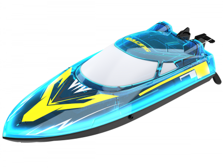 Фото Радиоуправляемый катер Flytec V006 (голубой) 2.4G RTR | Инномарт