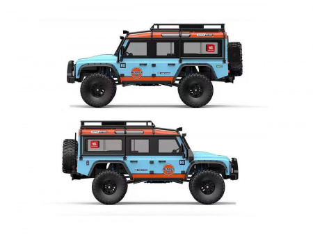 Фото Радиоуправляемый краулер MJX Hyper Go H8H (голубой) Brushless 4WD 2.4G LED 1/8, без ЗУ и акб | Инномарт