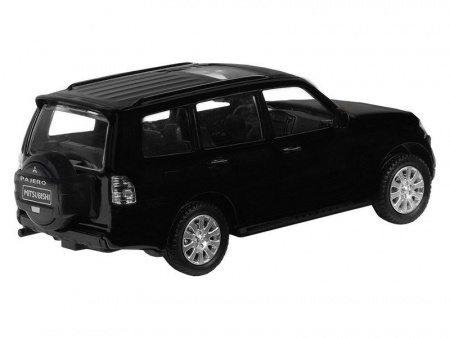 Фото Машина "АВТОПАНОРАМА" Mitsubishi Pajero 4WD Tubro, черный, 1/43, инерция, в/к 17,5*12,5*6,5 см | Инномарт