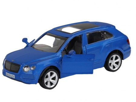 Фото Машина "АВТОПАНОРАМА" BENTLEY BENTAYGA, синий, 1/45, инерция, в/к 17,5*12,5*6,5 см | Инномарт