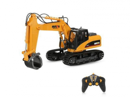 Фото Радиоуправляемый экскаватор c погрузчиком бревен HUI NA TOYS 2.4G 16CH 1/14 RTR | Инномарт