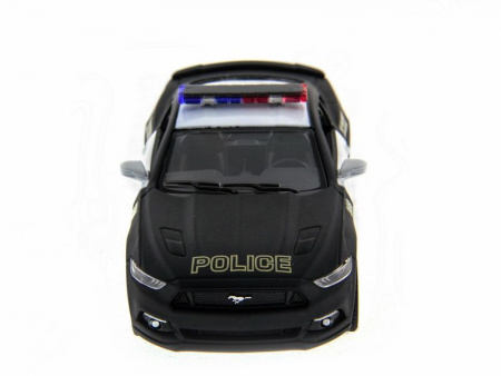 Фото Машина Kinsmart 1:38 Ford Mustang GT 2015 (Police) инерция (1/12шт.) б/к | Инномарт