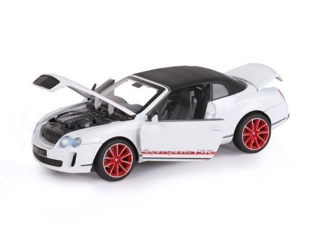 Фото Машина "АВТОПАНОРАМА" Bentley Continental Supersports ISR, белый, 1/24, в/к 24,5*12,5*10,5 см | Инномарт