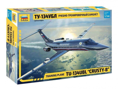 Фото Сборная модель ZVEZDA Учебно-тренировочный самолёт ТУ-134УБЛ, 1/144 | Инномарт
