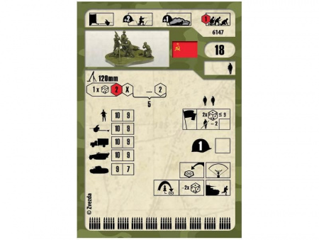 Фото Сборные солдатики ZVEZDA Советский 120-мм миномёт с расчётом, 1/72 | Инномарт