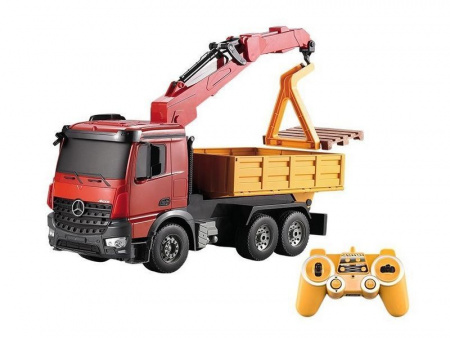 Фото Радиоуправляемый кран Double Eagle Mercedes-Benz Arocs 1:20 2.4G | Инномарт