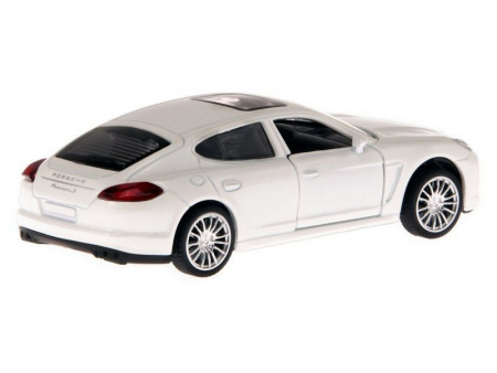 Фото Машина "АВТОПАНОРАМА" Porsche Panamera S, белый, 1/43, инерция, в/к 17,5*12,5*6,5 см | Инномарт