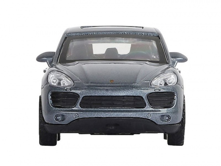 Фото Машина "АВТОПАНОРАМА" Porsche Cayenne S, серый перламутр, 1/43, инерция, в/к 17,5*12,5*6,5 см | Инномарт