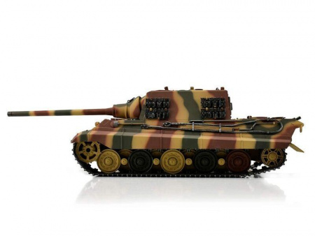 Фото Радиоуправляемый танк Torro Jagdtiger (Metal Edition) 1/16, ВВ-пушка V3.0 2.4G RTR | Инномарт
