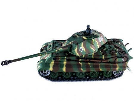Фото Радиоуправляемый танк Heng Long King Tiger (башня Porsche) Professional V6.0 2.4G 1/16 RTR | Инномарт