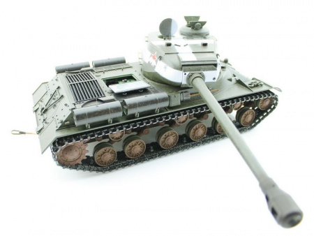 Фото Р/У танк Taigen 1/16 ИС-2 модель 1944, СССР, зеленый, (для ИК танк. боя) 2.4G, деревян. коробка | Инномарт