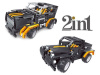 Р/У конструктор Qihui Mechanical Master 2 в 1 Джип и Пикап (509 деталей)