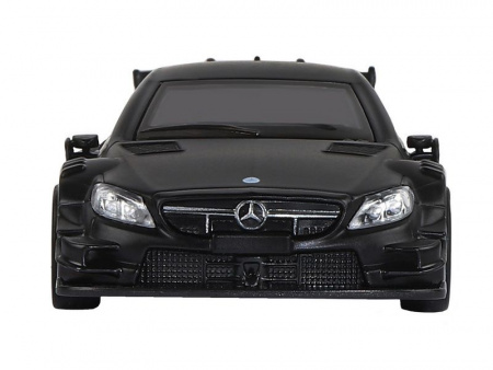 Фото Машина "АВТОПАНОРАМА" Mercedes-AMG C 63 DTM, черный матовый, 1/43, инерция, в/к 17,5*12,5*6,5 см | Инномарт