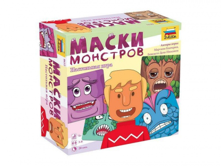 Фото Настольная игра ZVEZDA "Маски монстров", детская | Инномарт