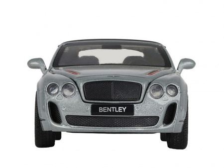 Фото Машина "АВТОПАНОРАМА" Bentley Continental Supersports ISR, серебряный, 1/32, в/к 17,5*13,5*9 см | Инномарт