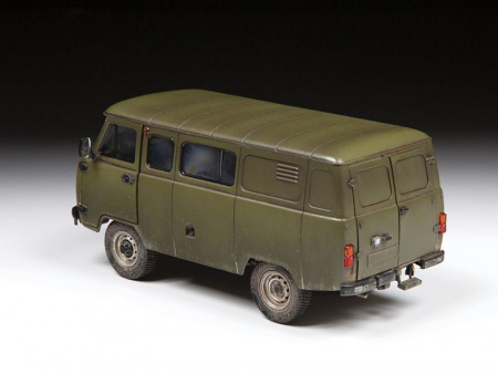 Фото Сборная модель ZVEZDA Российский автомобиль УАЗ 3909, 1/35 | Инномарт