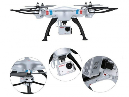 Фото Р/У квадрокоптер Syma X8G с HD камерой 5Мп 2.4G RTF | Инномарт