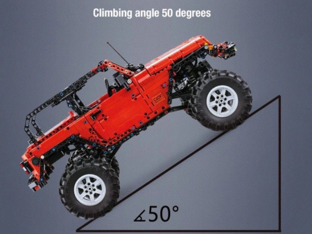 Фото Радиоуправляемый конструктор CaDA deTech Jeep Wrangler (1941 деталь) | Инномарт