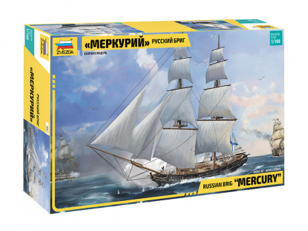 Фото Сборная модель ZVEZDA Бриг "Меркурий", 1/100 | Инномарт
