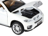 Фото Машина "АВТОПАНОРАМА" BMW X6, белый, 1/32 , свет, звук, инерция, в/к 17,5*13,5*9 см | Инномарт