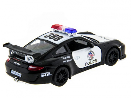 Фото Машина Kinsmart 1:36 Porsche 911 GT3 RS (Police) в асс. инерция (1/12шт.) б/к | Инномарт