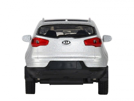 Фото Машина "АВТОПАНОРАМА" KIA SPORTAGE R, серебряный, 1/39, инерция, в/к 17,5*12,5*6,5 см | Инномарт