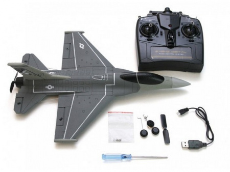 Фото Радиоуправляемый самолет Volantex RC F16 260 2.4G 4ch LiPo RTF with Gyro | Инномарт