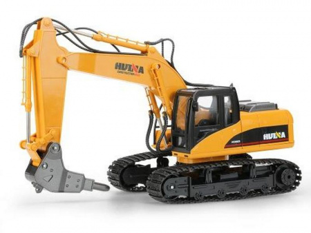 Фото Радиоуправляемый экскаватор c отбойным молотом HUI NA TOYS 2.4G 16CH 1/14 RTR | Инномарт