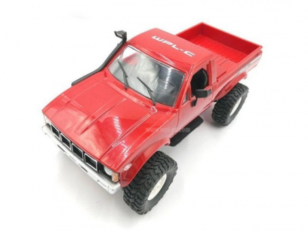 Фото Радиоуправляемая машина WPL пикап Hilux (белый) 4WD 2.4G 1/16 KIT | Инномарт