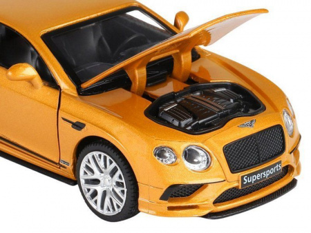 Фото Машина "АВТОПАНОРАМА" Bentley Continental Supersports, оранжевый, 1/32, в/к 17,5*12,5*6,5 см | Инномарт